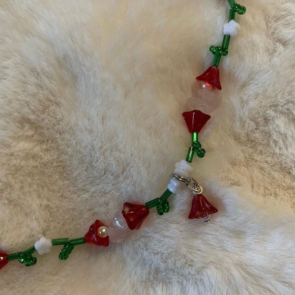 🌹♥️🌿 Tulip Garden Choker Necklace 🌿♥️🌹 - Picture 2 of 2